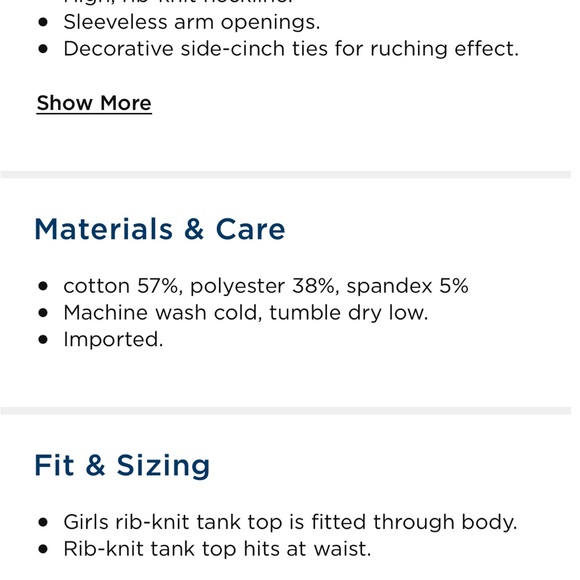 Two Ribbed Girls Tank Tops - Picture 2 of 5